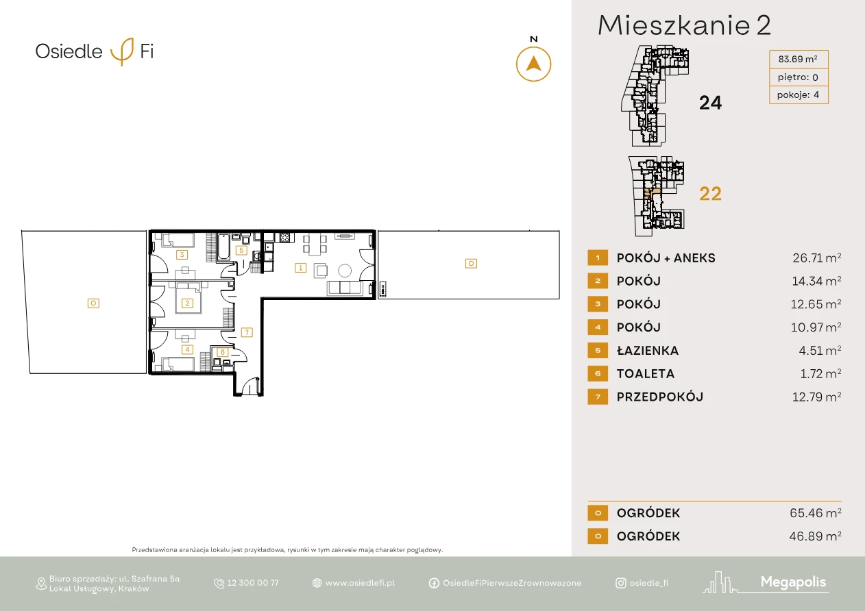 Rzut mieszkania 2