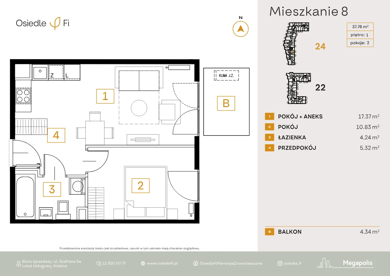 Rzut mieszkania 8