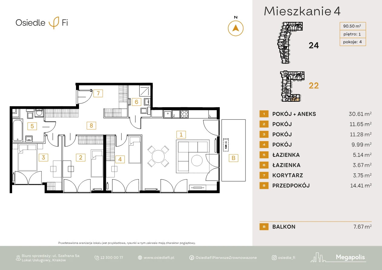 Rzut mieszkania 4