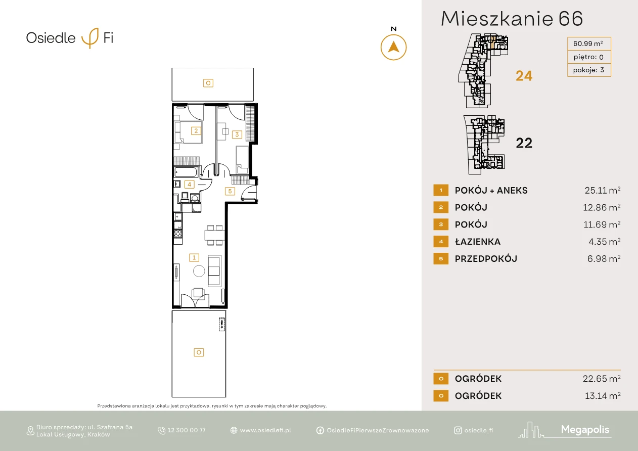 Rzut mieszkania 66