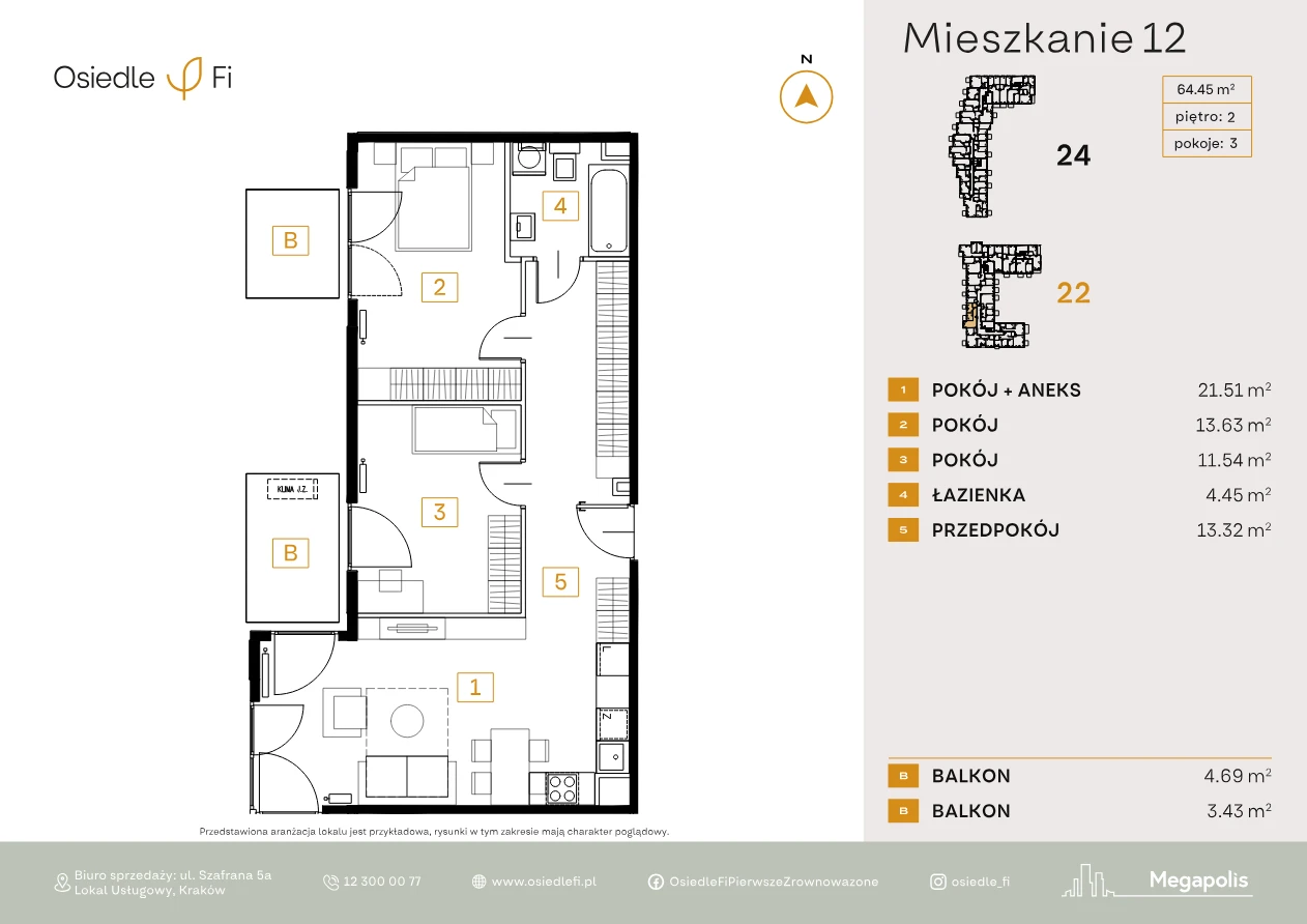 Rzut mieszkania 12