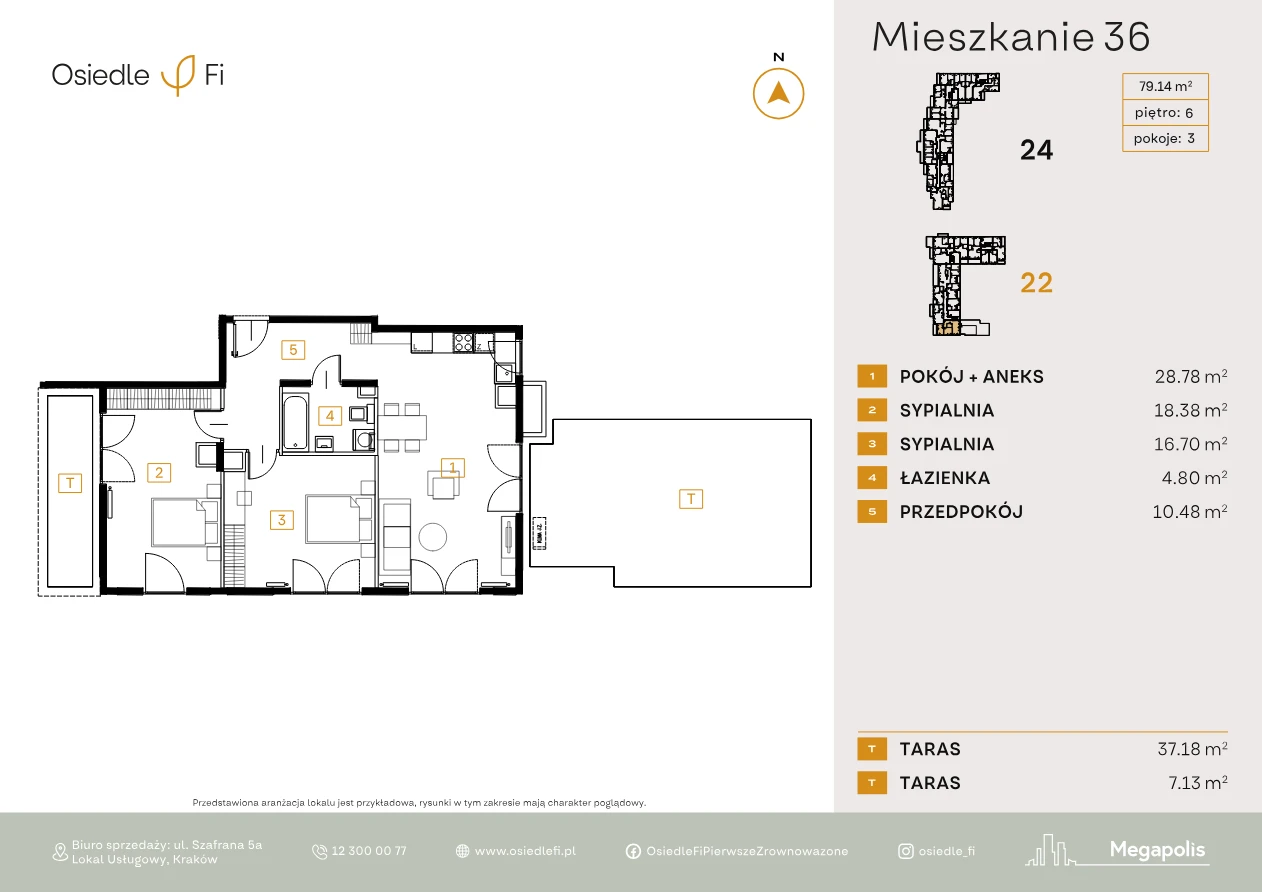 Rzut mieszkania 36