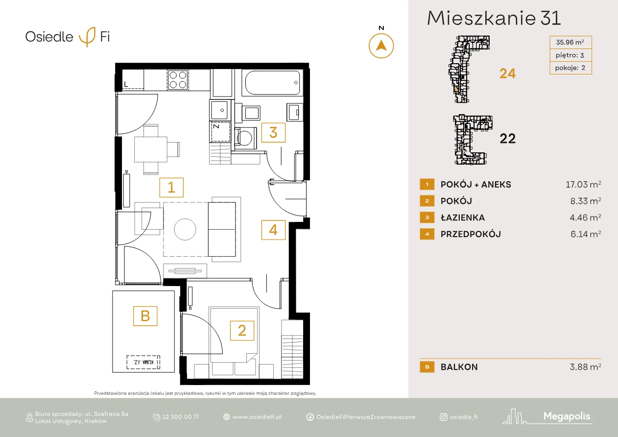 Rzut mieszkania 31
