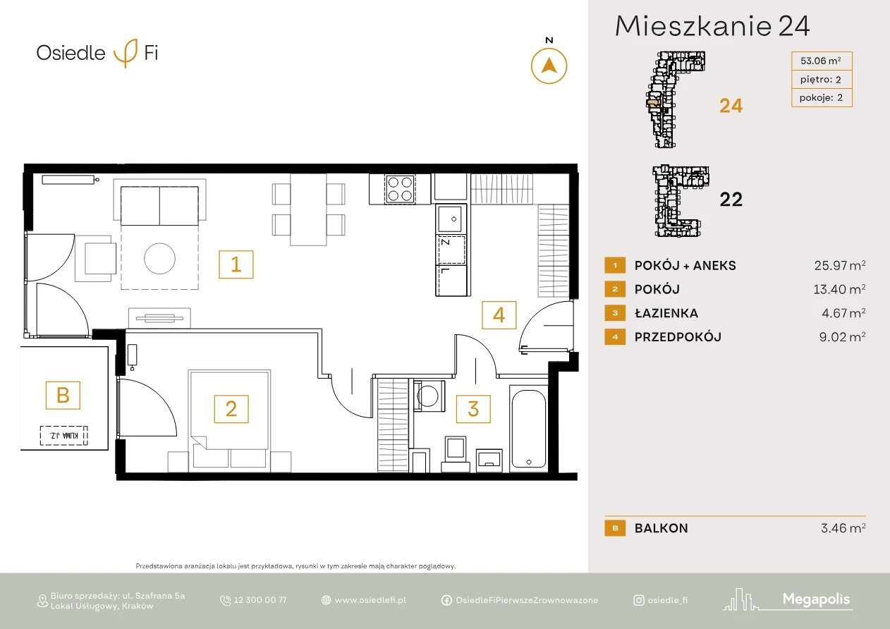 Rzut mieszkania 24
