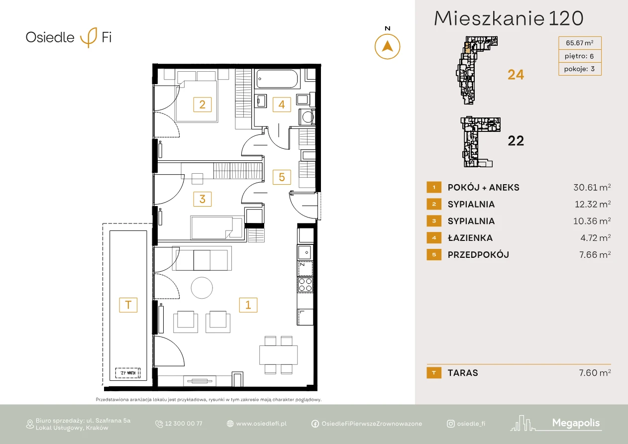 Rzut mieszkania 120