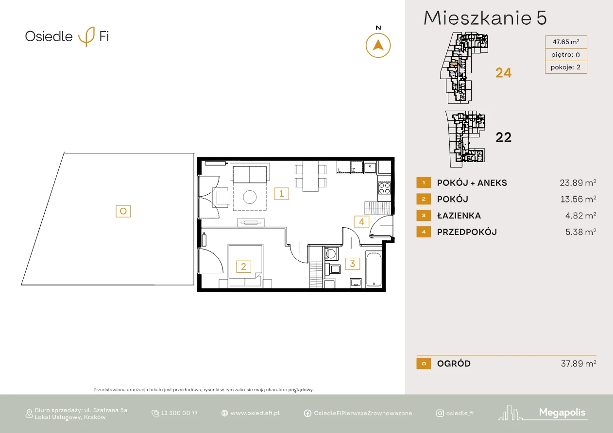 Rzut mieszkania 5