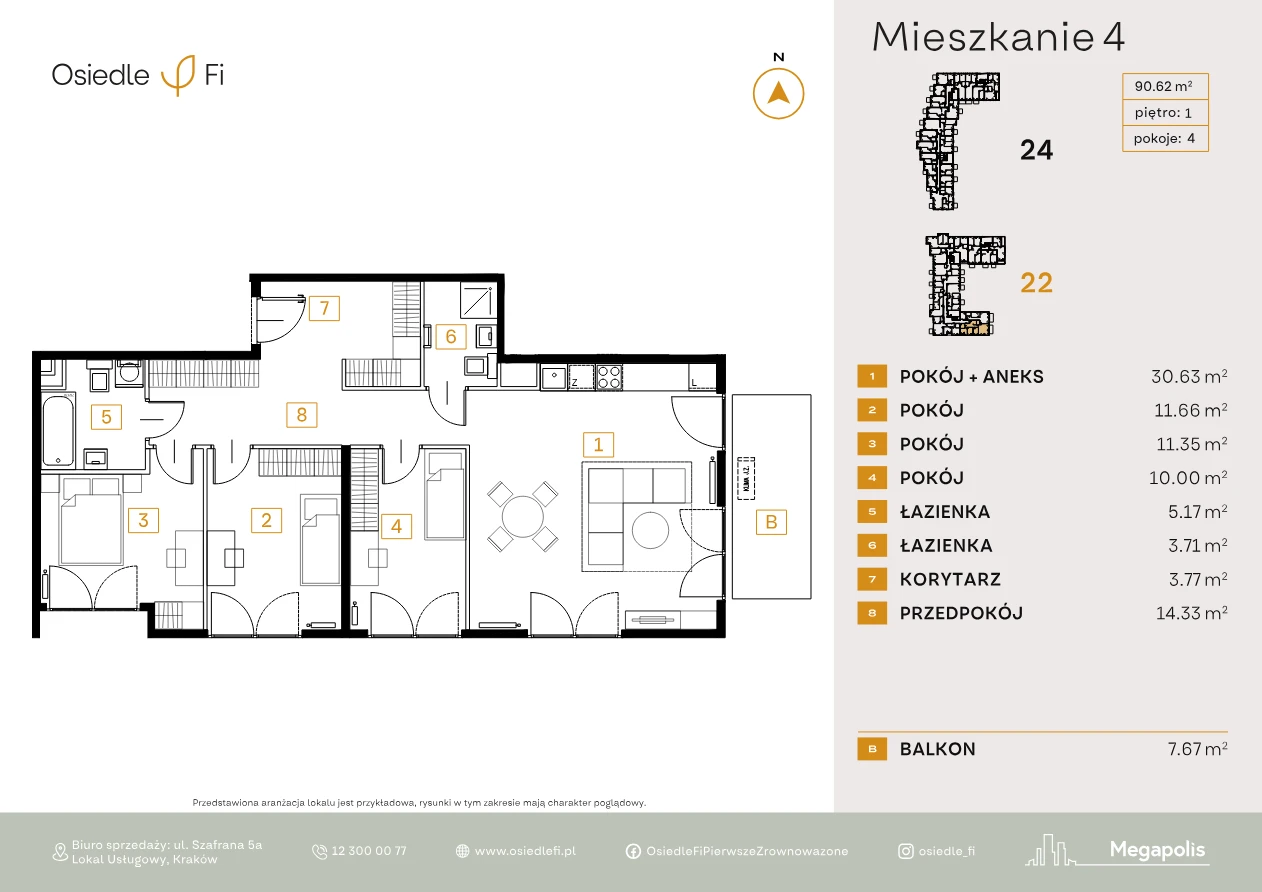 Rzut mieszkania 4