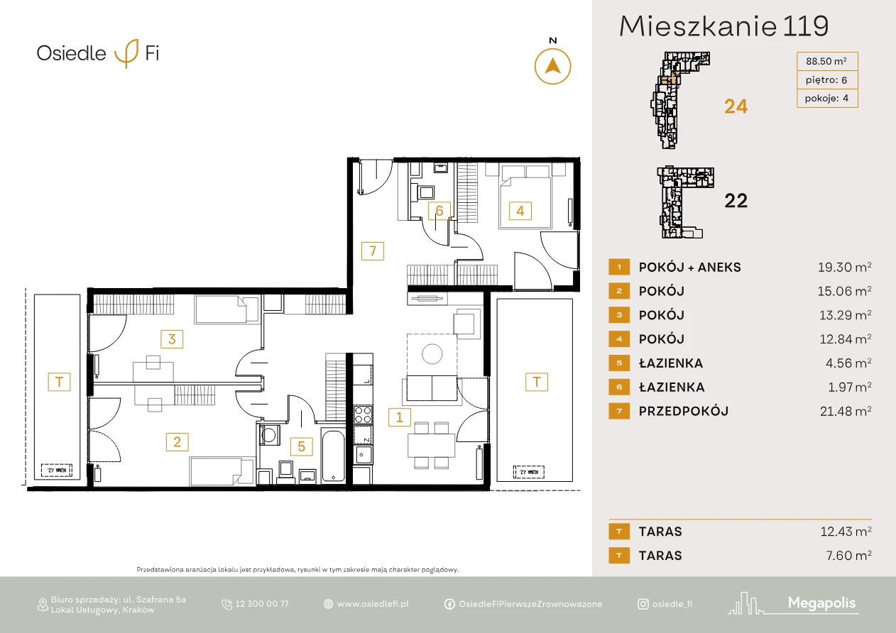Rzut mieszkania 119