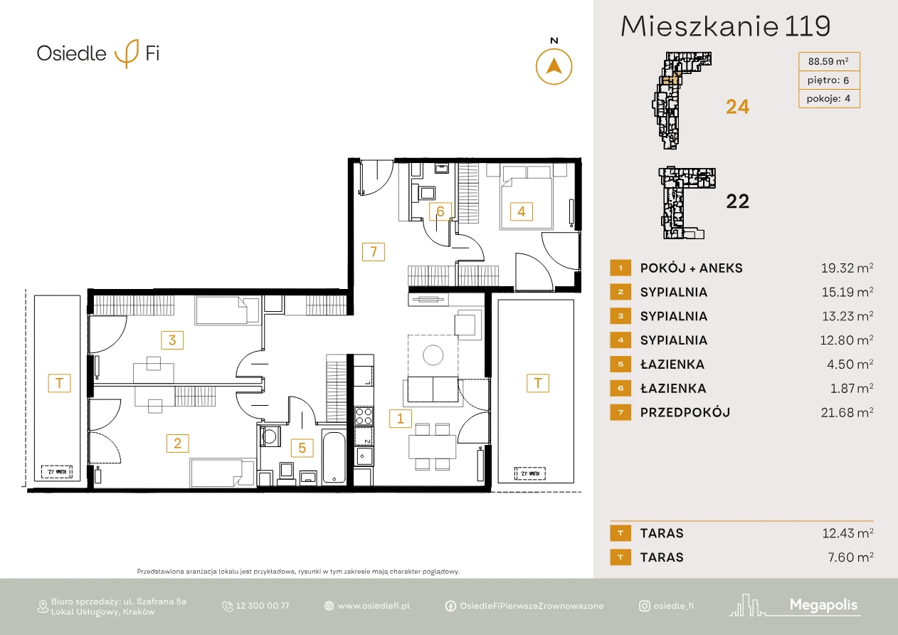 Rzut mieszkania 119