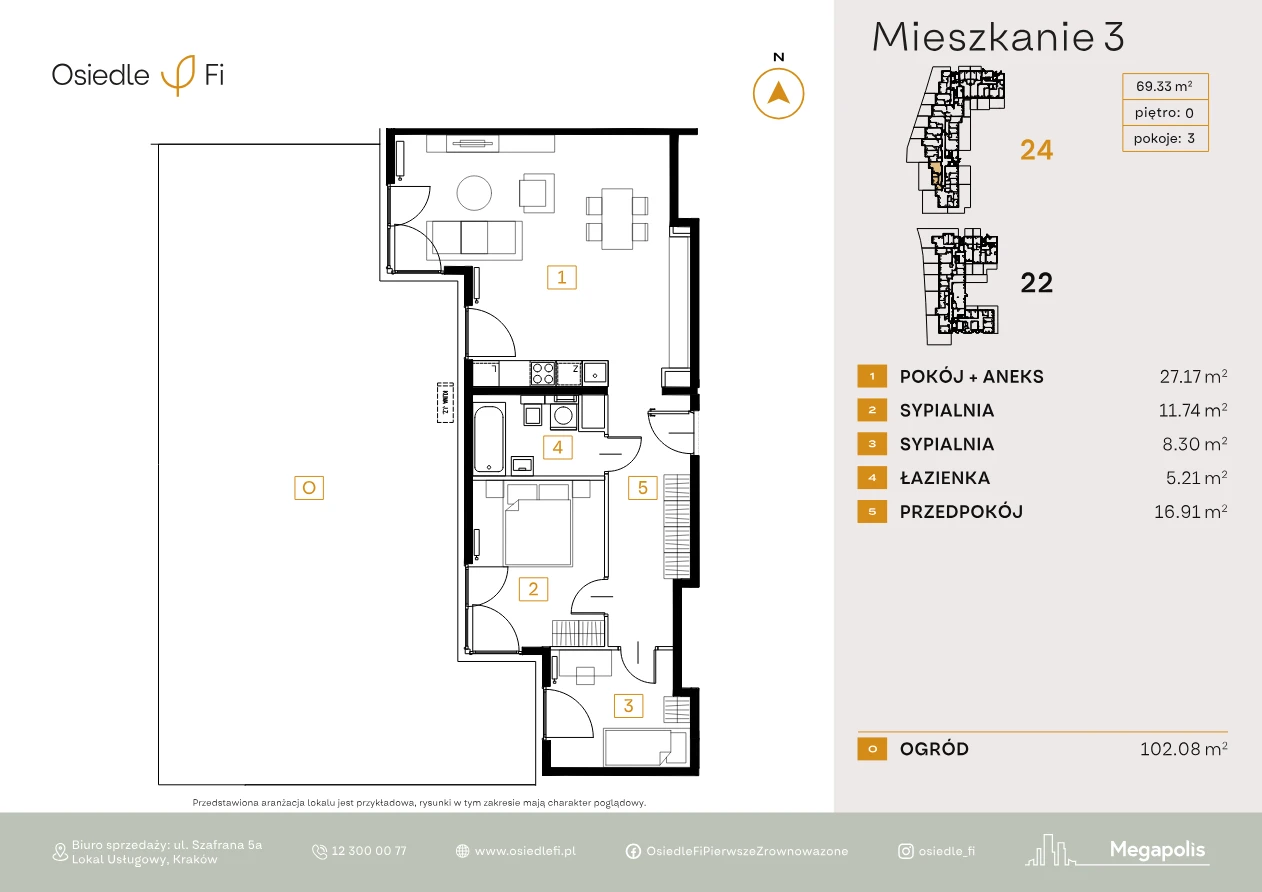 Rzut mieszkania 3