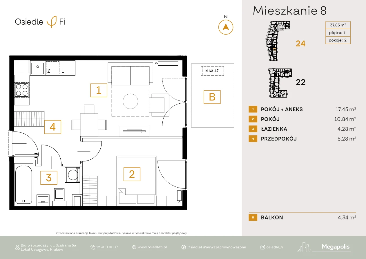 Rzut mieszkania 8