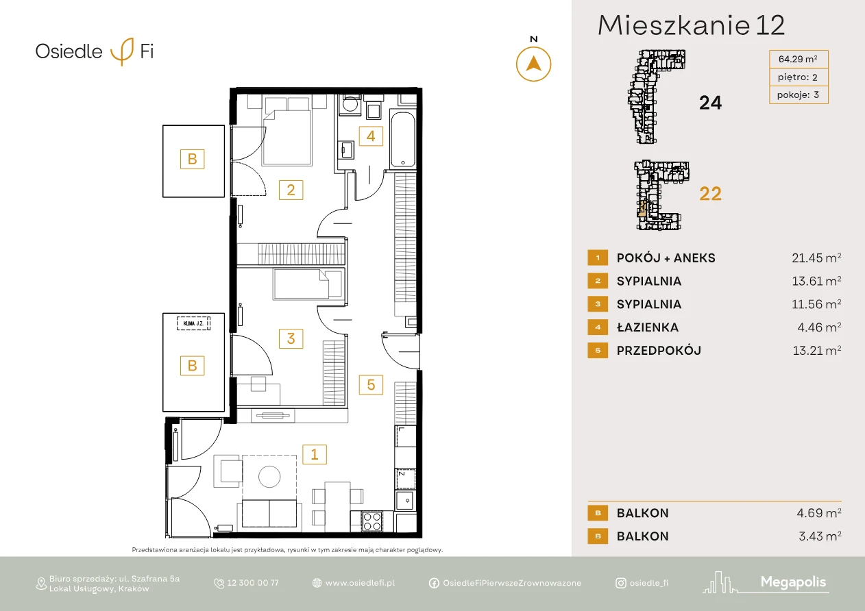 Rzut mieszkania 12