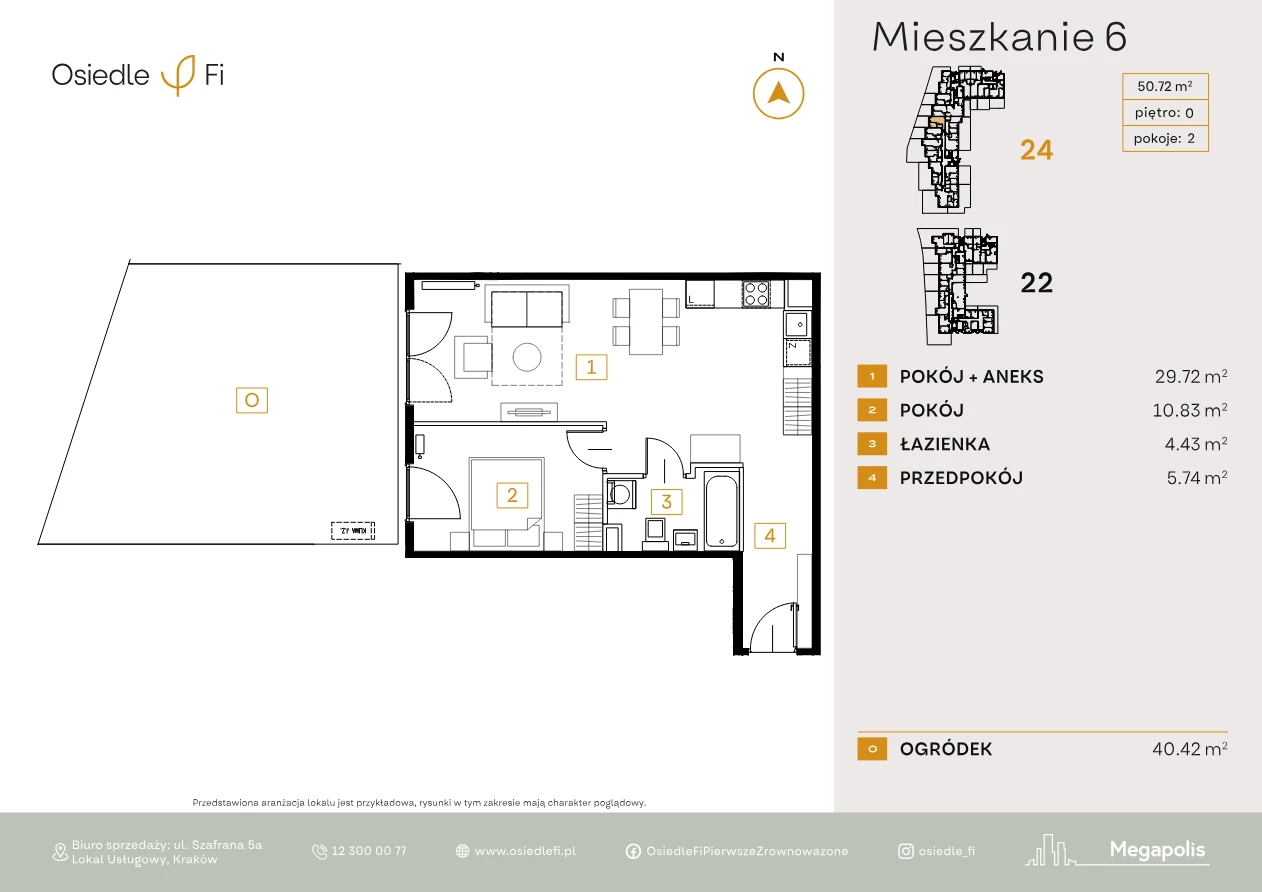 Rzut mieszkania 6