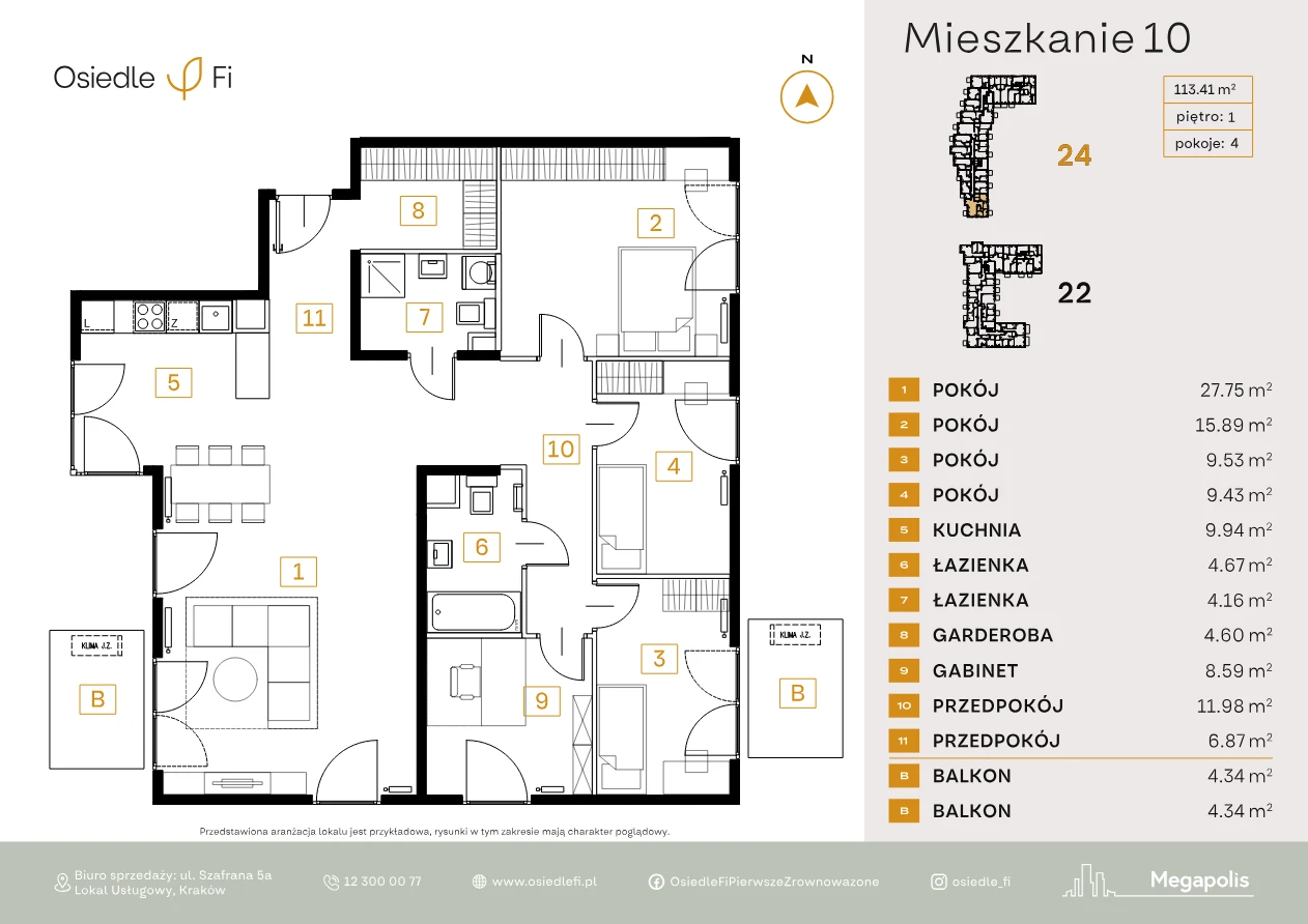 Rzut mieszkania 10