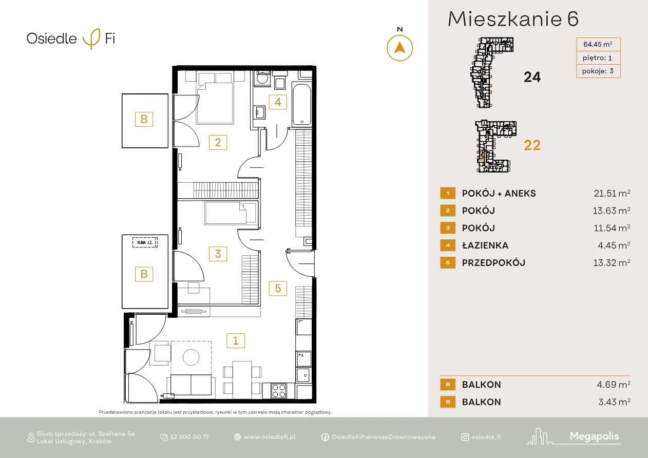 Rzut mieszkania 6