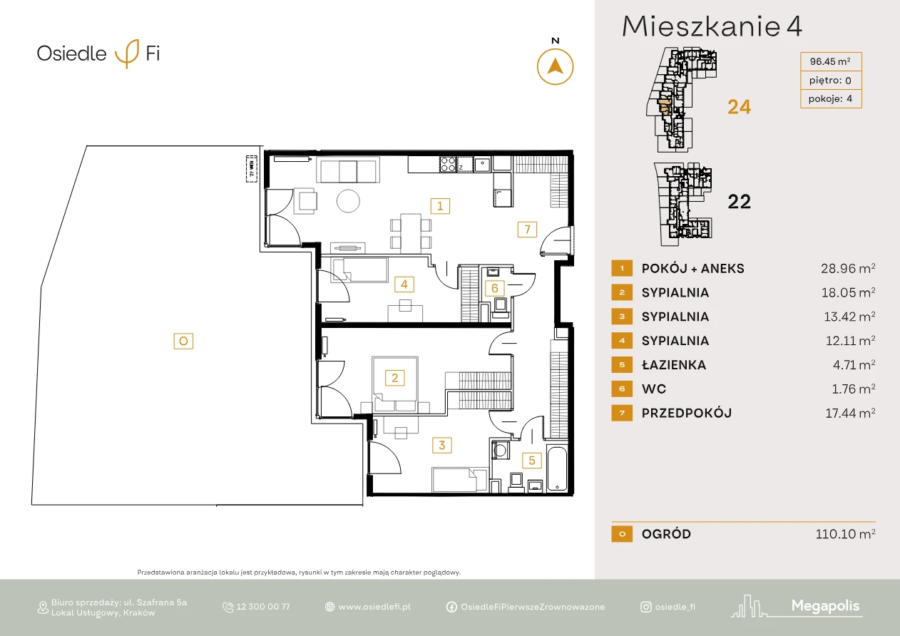 Rzut mieszkania 4
