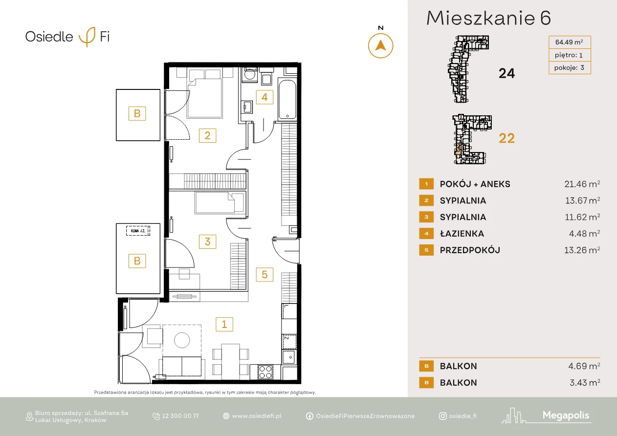 Rzut mieszkania 6