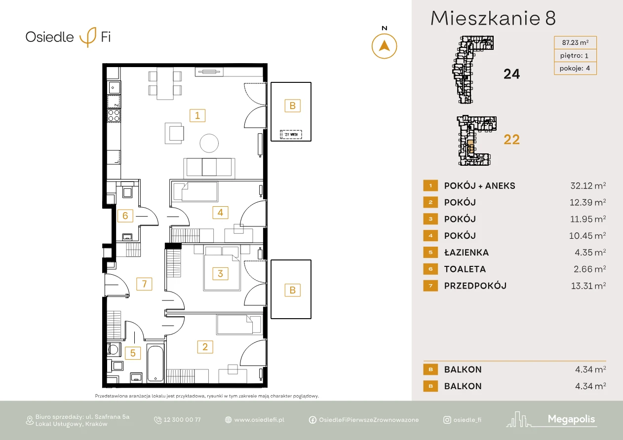 Rzut mieszkania 8