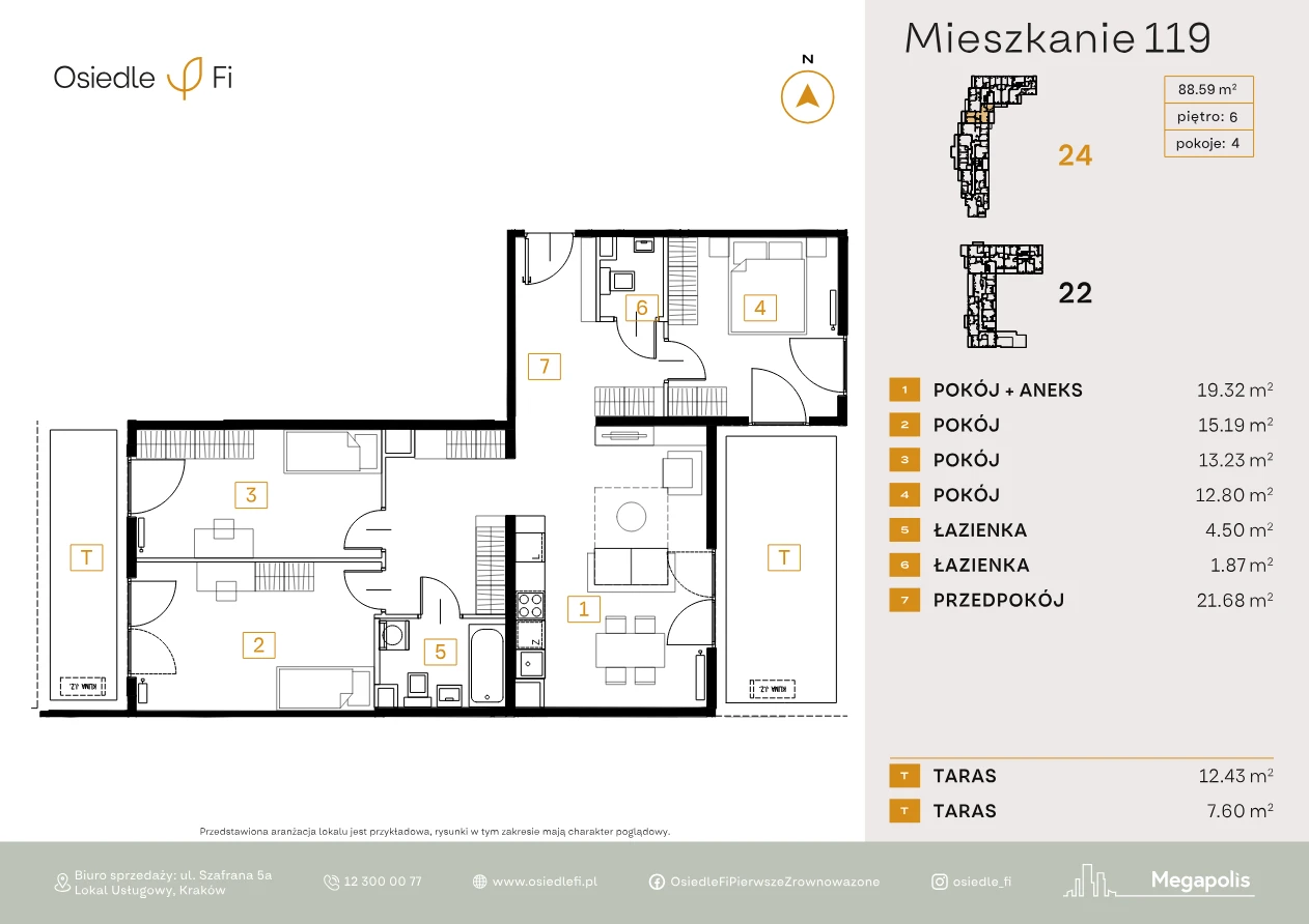 Rzut mieszkania 119