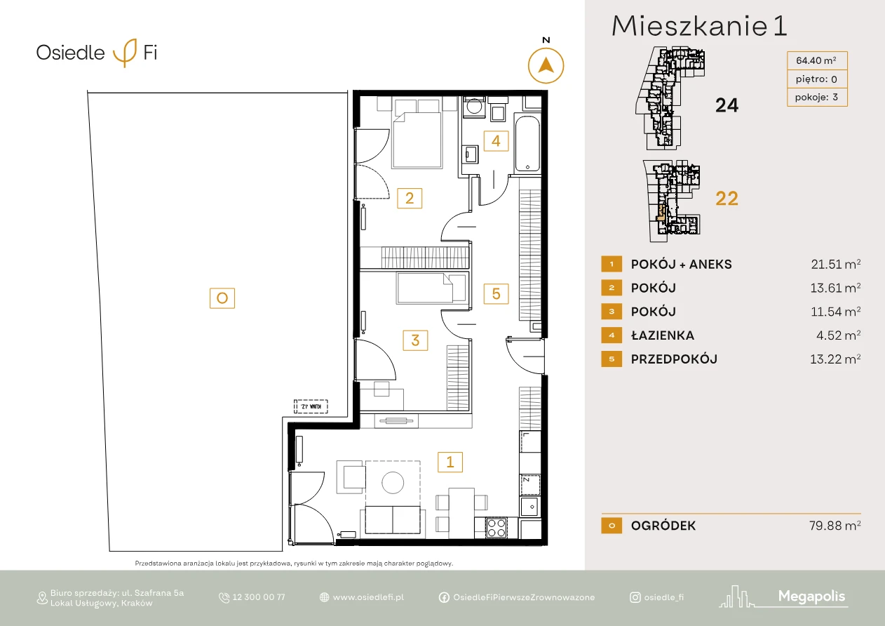 Rzut mieszkania 1