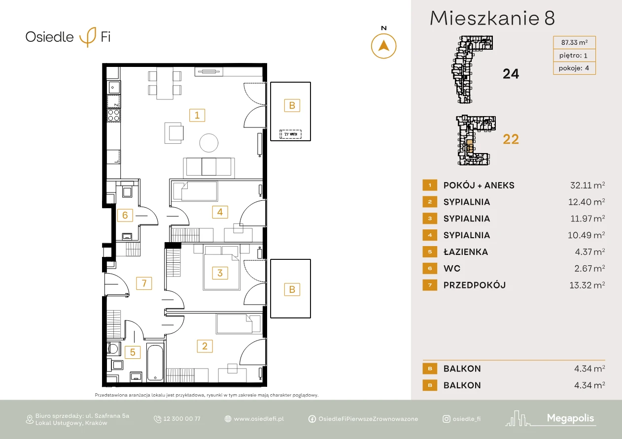 Rzut mieszkania 8