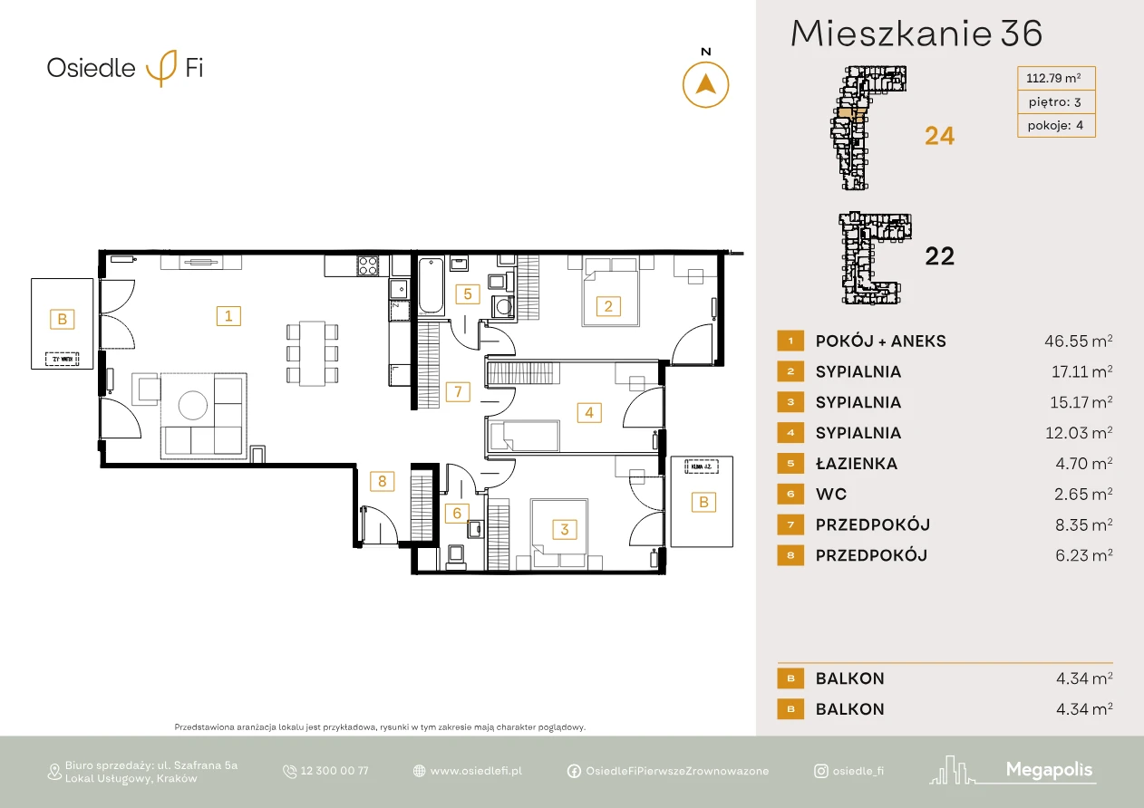 Rzut mieszkania 36