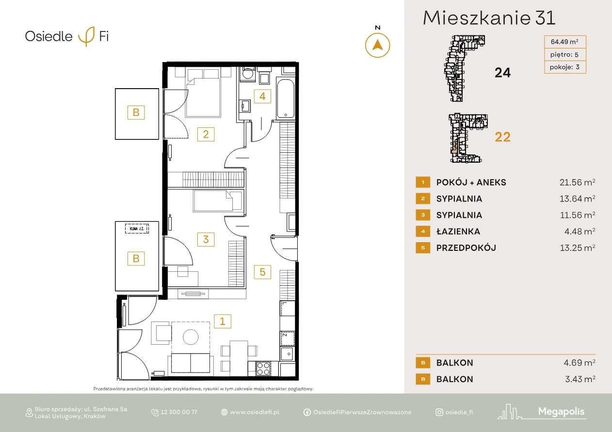 Rzut mieszkania 31