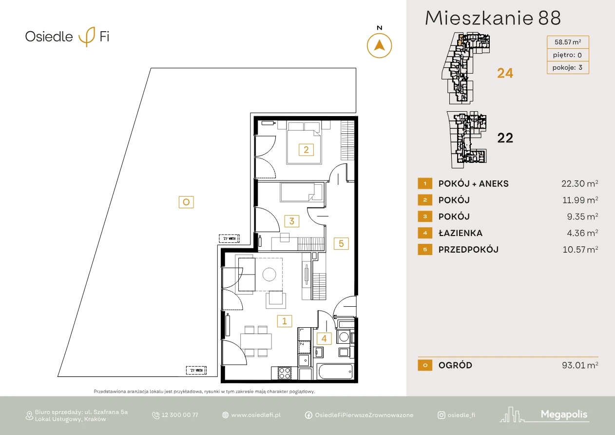 Rzut mieszkania 88