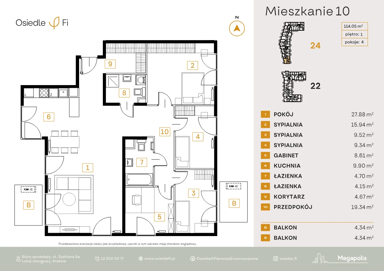 Rzut mieszkania 10