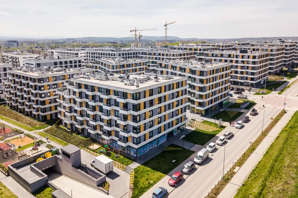 Osiedle OZON – rozdział II — strefa wspólna z zielenią